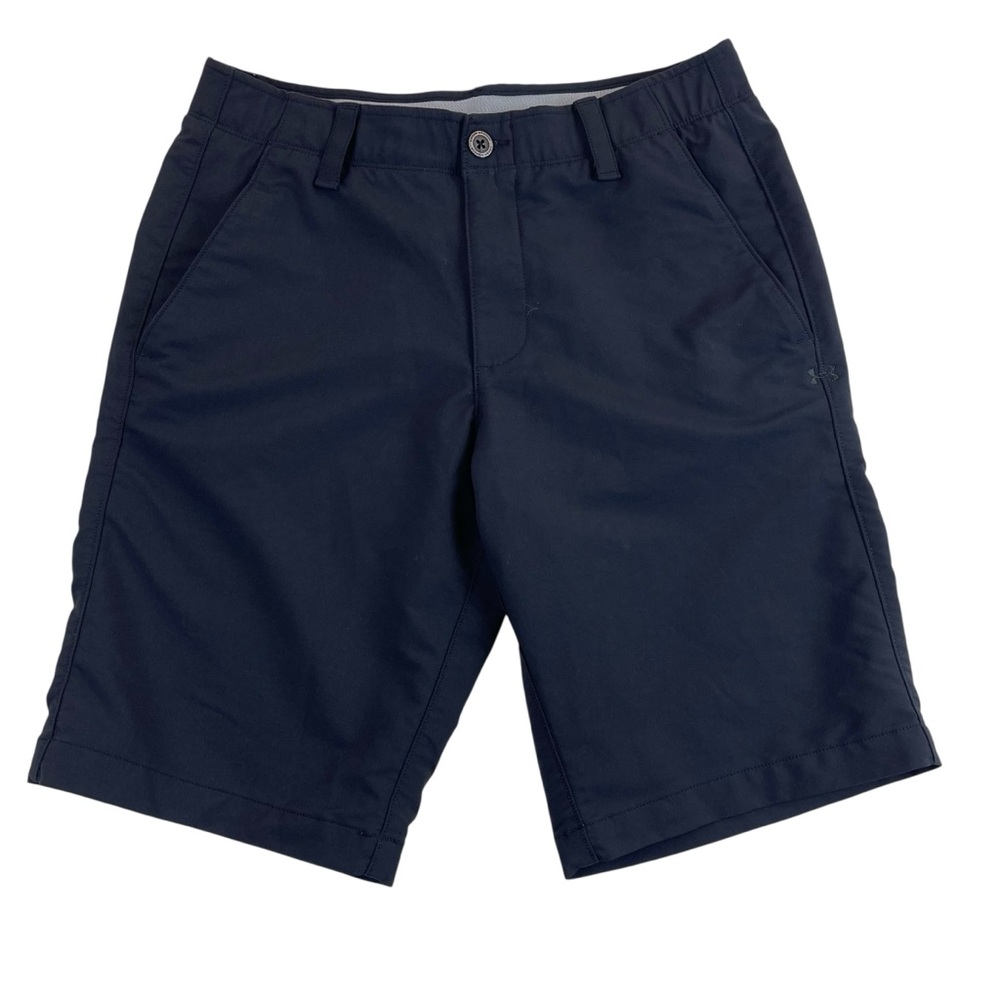 Under Armour Heatgear Shorts Men 30 Black 1253487 Grip Waistband Golf Match Play